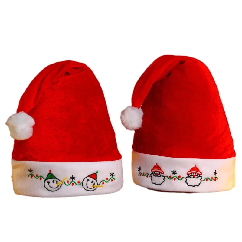 Christmas Hat with Antlers, Santa Hat As a Christmas Gift, for Adults and Children, Christmas Decoration Item