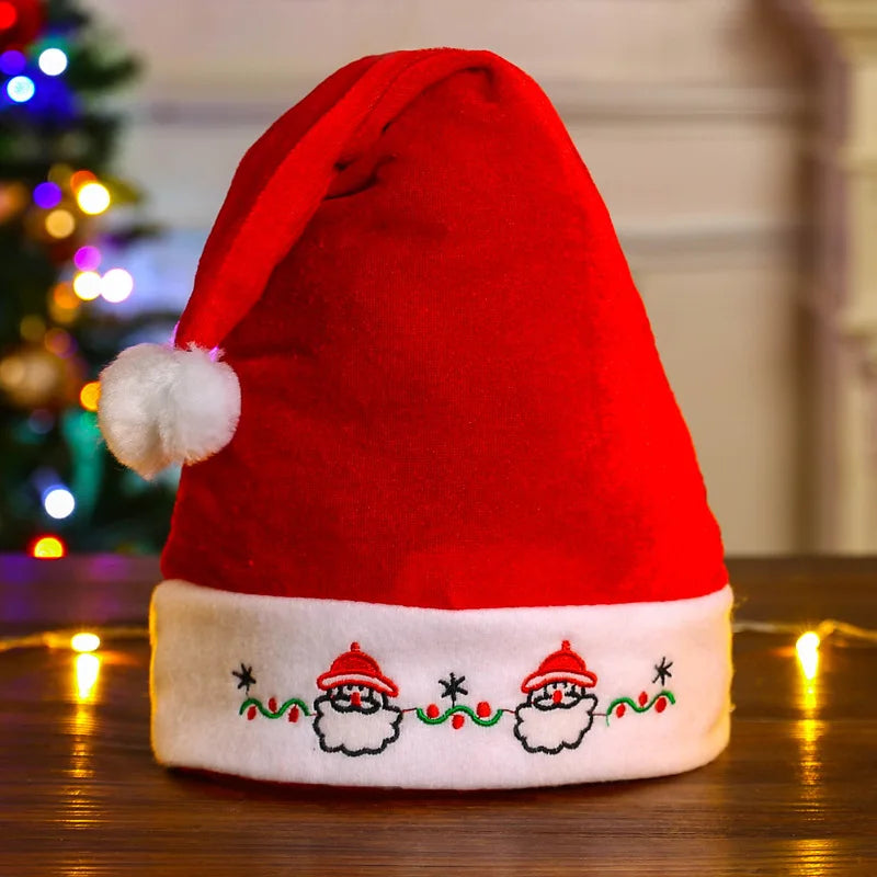 Christmas Hat with Antlers, Santa Hat As a Christmas Gift, for Adults and Children, Christmas Decoration Item