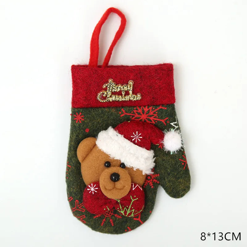 Merry Christmas Placemat Plaid Printed Decorations Tableware Pad Table Mat Napkins Xmas Tablecloth for Dining Table Home Decor