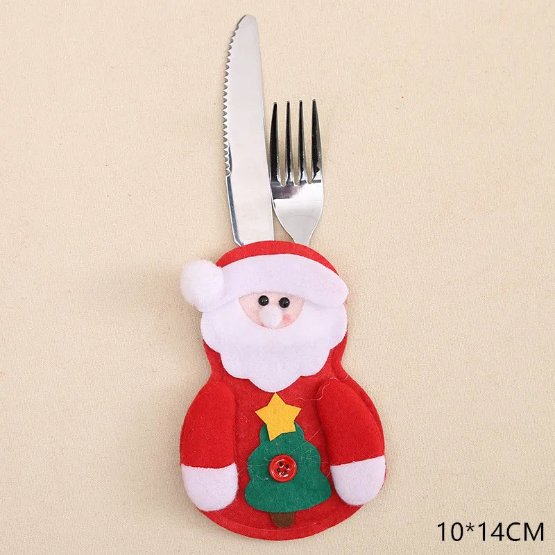 Merry Christmas Placemat Plaid Printed Decorations Tableware Pad Table Mat Napkins Xmas Tablecloth for Dining Table Home Decor
