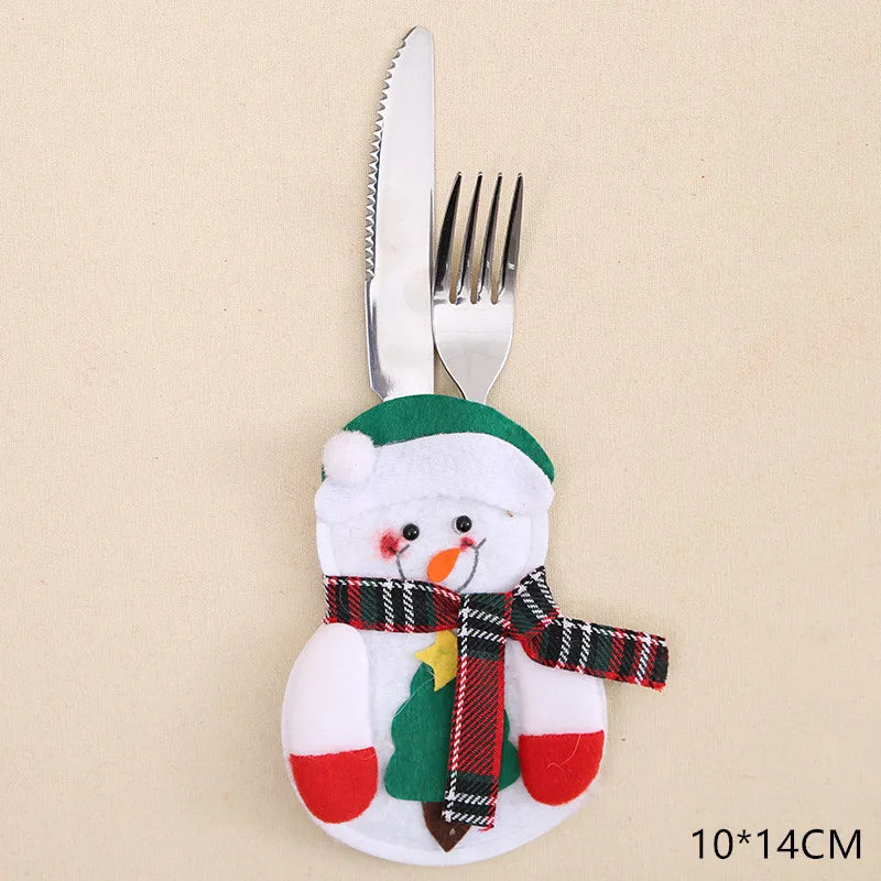 Merry Christmas Placemat Plaid Printed Decorations Tableware Pad Table Mat Napkins Xmas Tablecloth for Dining Table Home Decor
