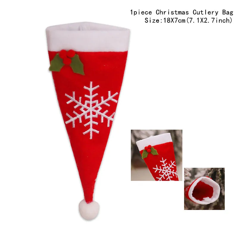 Merry Christmas Placemat Plaid Printed Decorations Tableware Pad Table Mat Napkins Xmas Tablecloth for Dining Table Home Decor